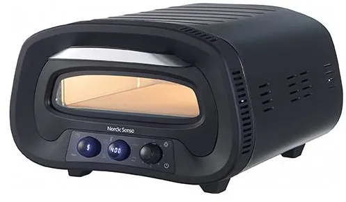 Nordic Sense Pizzaugn elektrisk 1700 watt - Svart